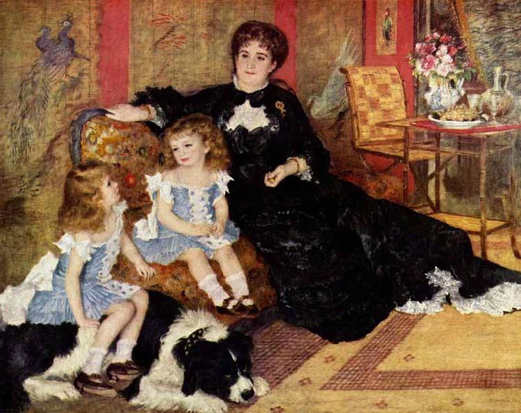 Pierre-Auguste Renoir Portrat der Frau Charpentier und ihre Kinder Norge oil painting art